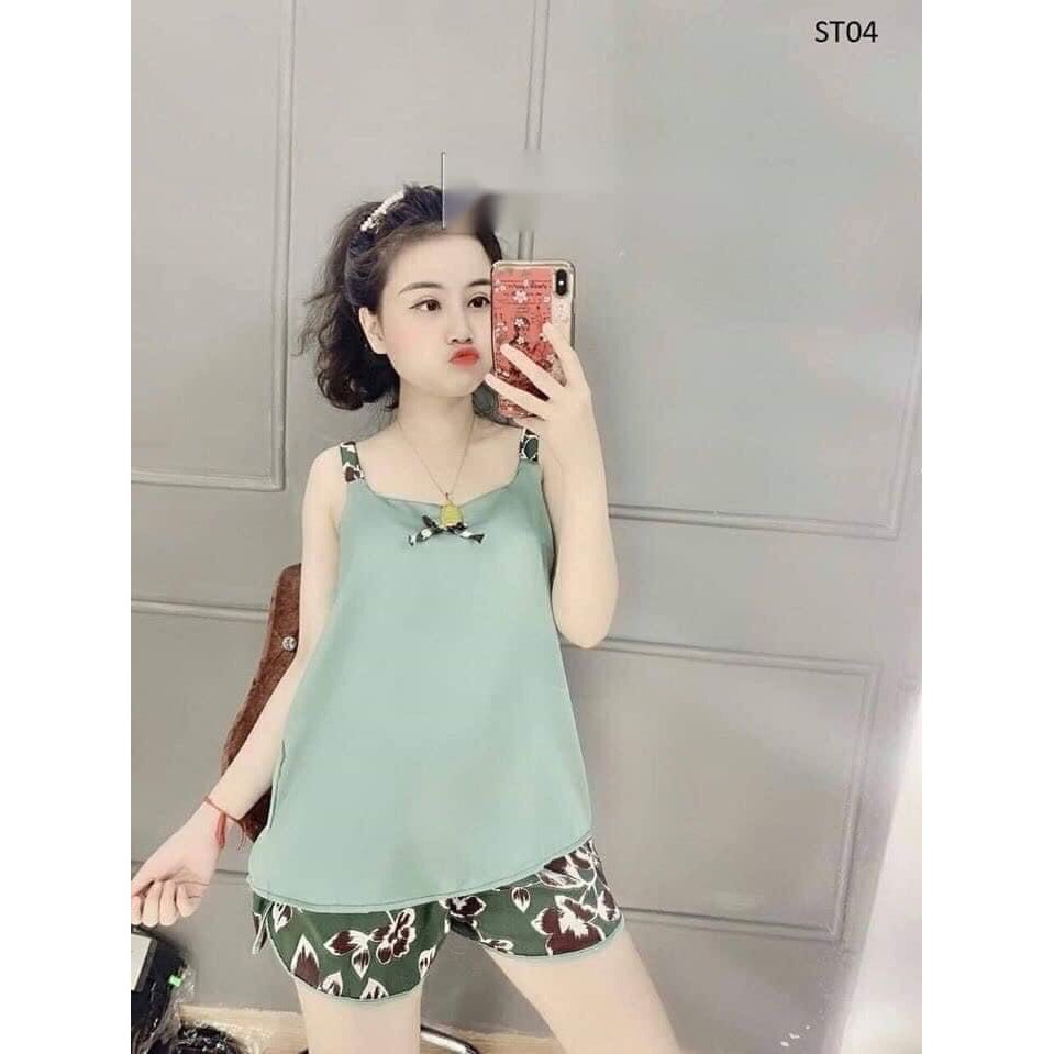 💖 💖 Bộ áo ngủ lụa 2 dây - Bộ ngủ lụa 2 dây - chất liệu lụa satin 💖 💖 | BigBuy360 - bigbuy360.vn