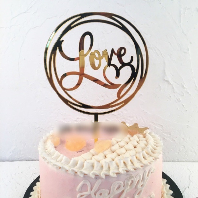 Combo 10 Cổng Mica Trang Trí Bánh Kem