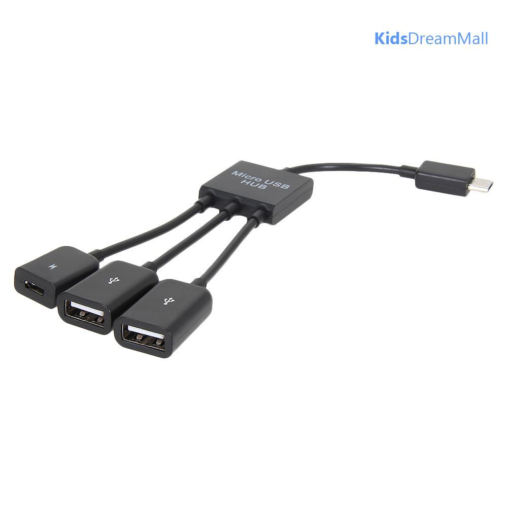 SAMSUNG Đầu Chia Cổng Otg 3 Trong 1 Tiện Dụng Chất Lượng Cao