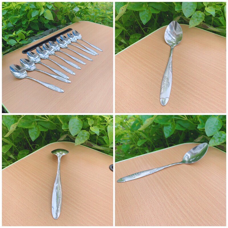 THÌA, MUỖNG INOX ĂN CƠM, CHÁO ( Loại Dày)