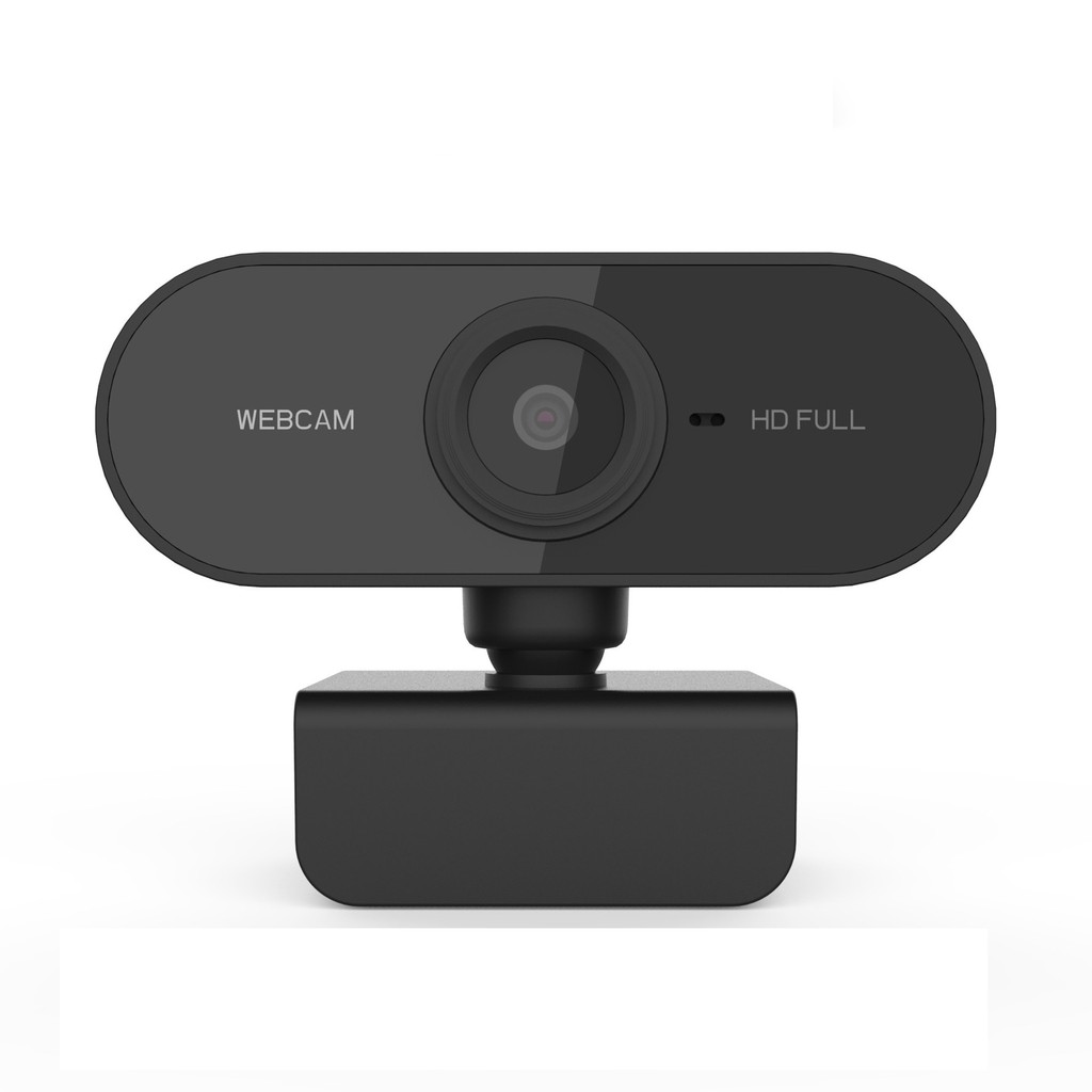 Webcam Máy Tính Full HD Siêu Nét 1080P Xoay 360 Độ, Tích Hợp Thu Âm - Phù Hợp Học Họp Trực Tuyến Online