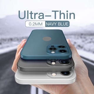 Ốp Điện Thoại Siêu Mỏng Mặt Nhám Chống Sốc Cho iPhone 13 12 11 Pro Max 14 Plus 12 14 Pro Max