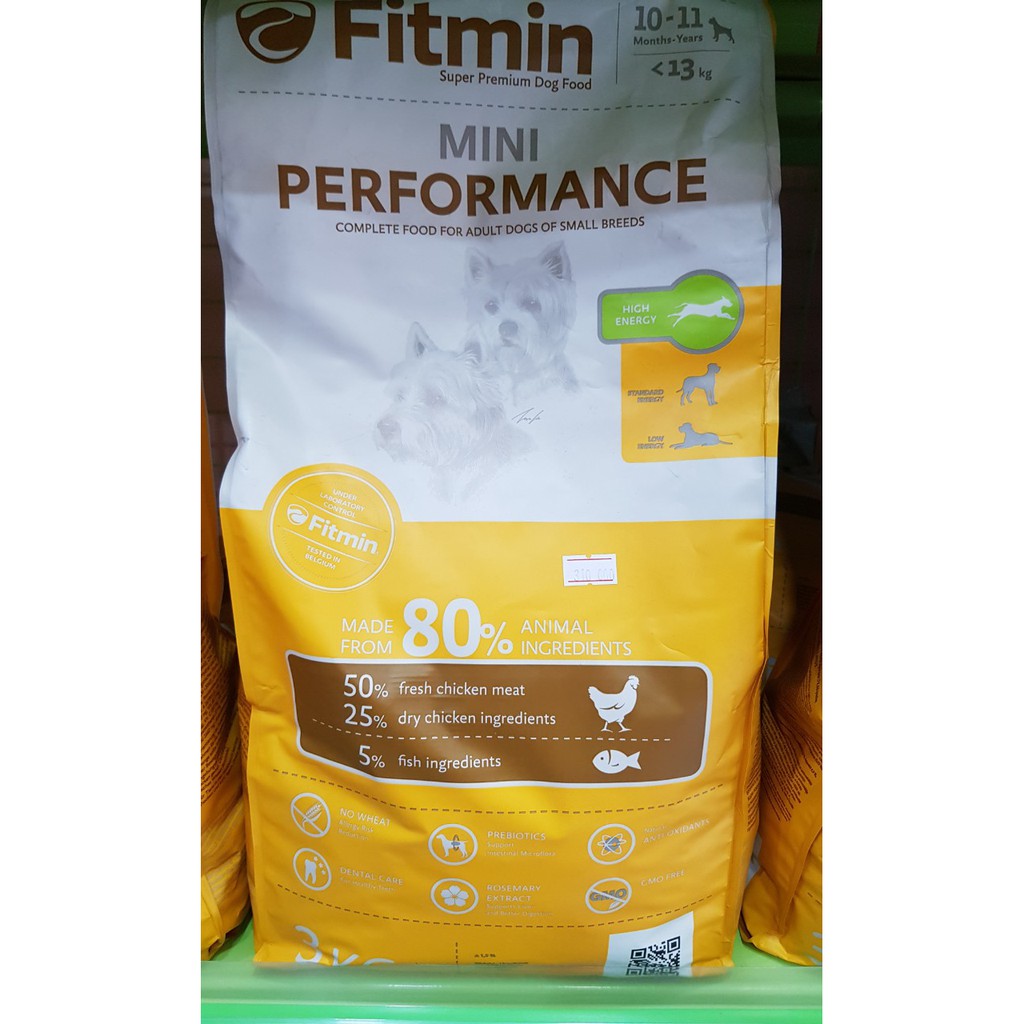 Thức ăn cho chó FITMIN MINI PERFORMANCE 3KG
