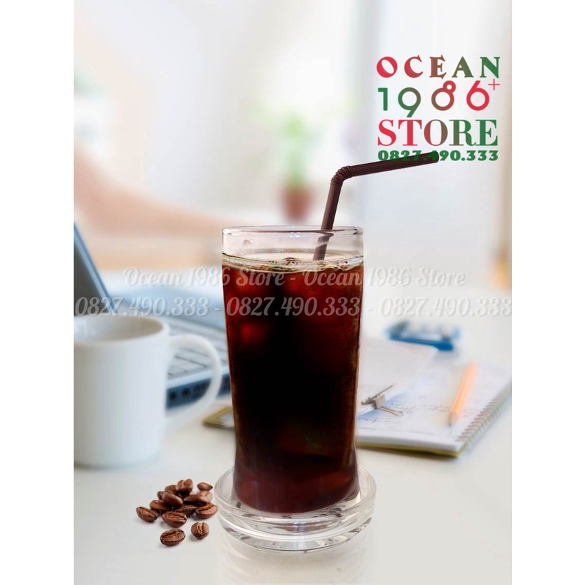 Bộ 6 Cốc Cà Phê Đá Thủy Tinh Ocean Sweet Bell – B00808 – 235ml