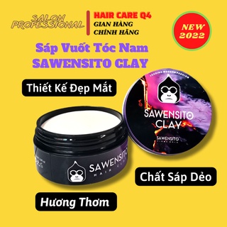 Sáp Vuốt Tóc Nam Con Khỉ Sawensito Clay Nắp Nhôm - Hair Care Q4