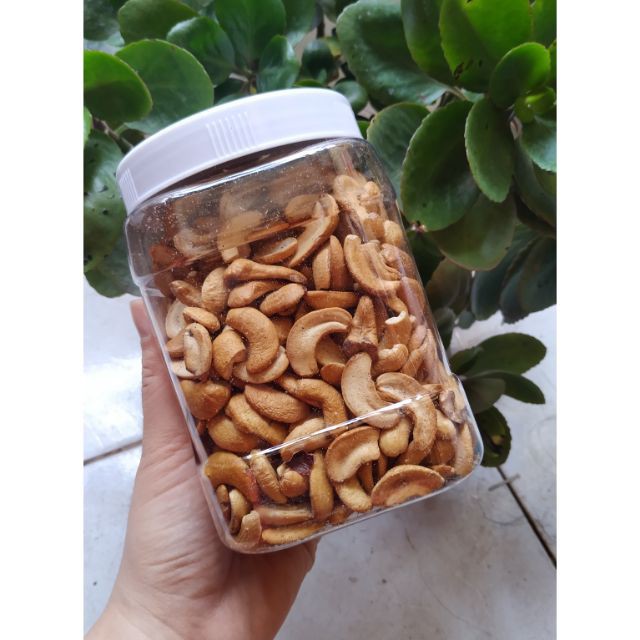 Hộp 300g Hạt Điều Rang Muối Vỡ Đôi Hàng Chất Lượng