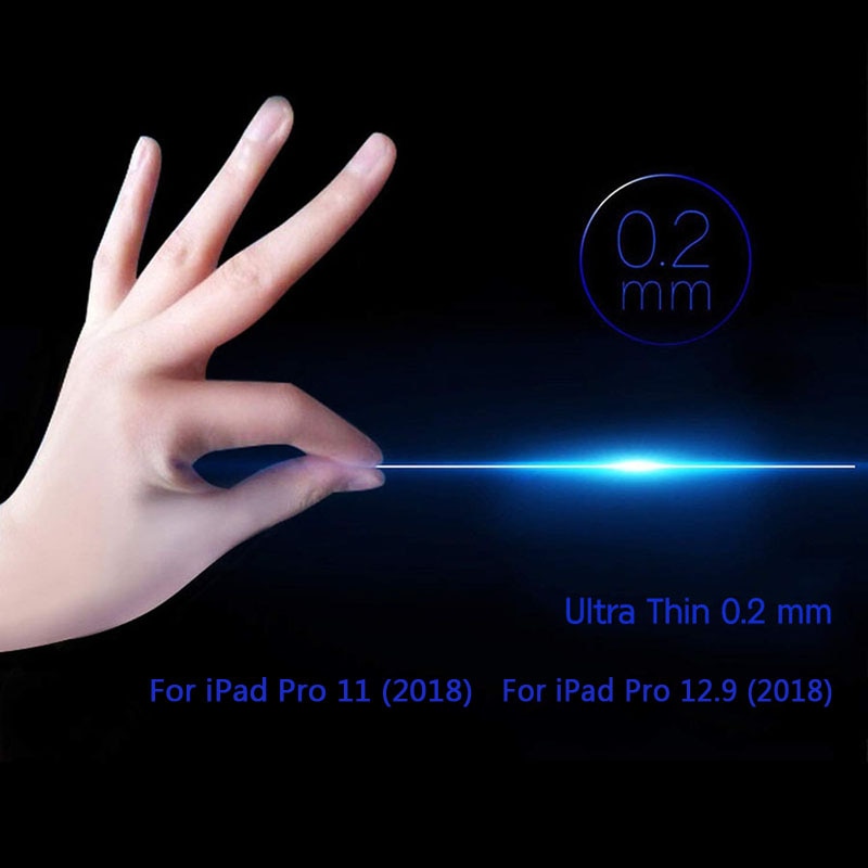 Kính cường lực 9d chống dấu vân tay cao cấp thích hợp cho 2021 Apple Ipad Pro 11 3rd 2nd Generation