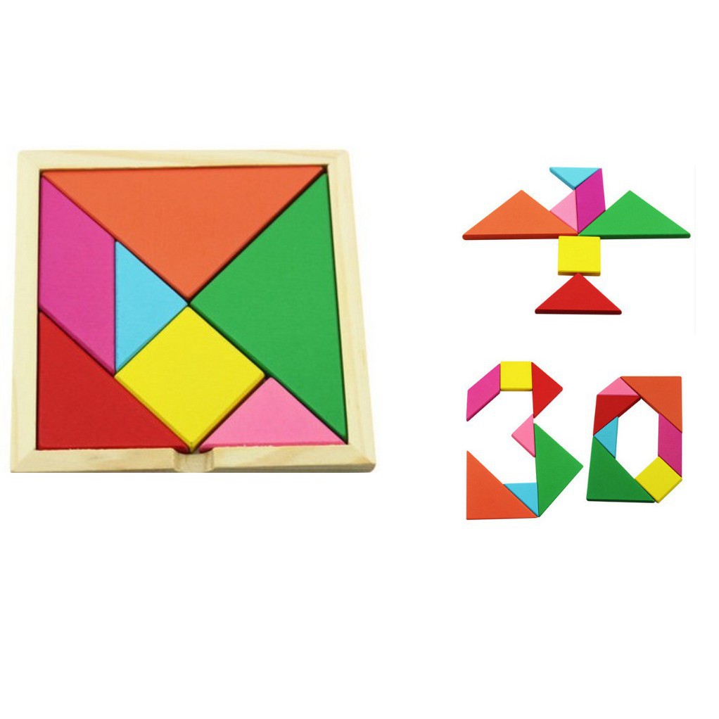 Bộ ghép trò chơi trí uẩn tangram