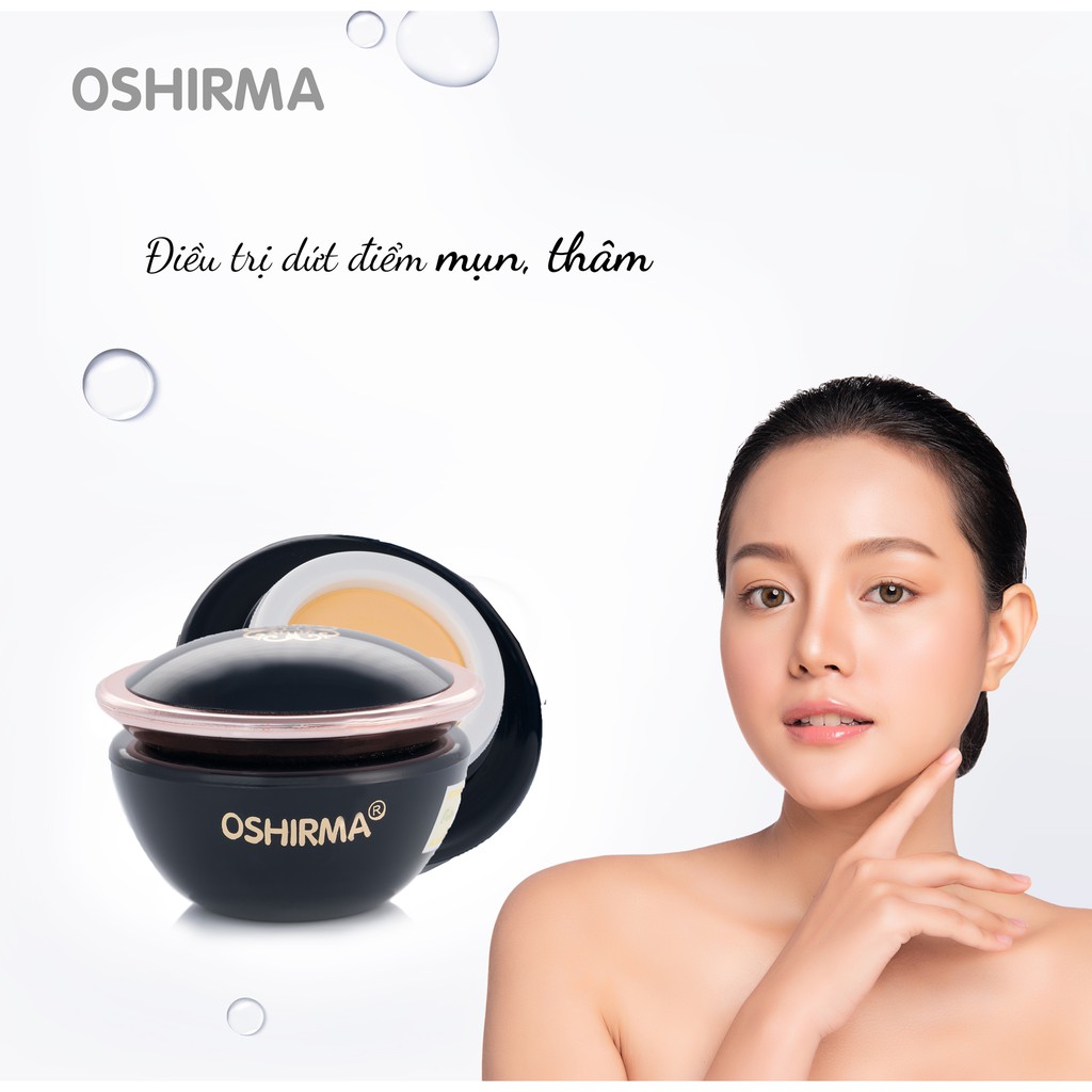 Kem Dưỡng Da Oshirma Chiết Xuất Thảo Dược Làm Sáng & Mờ Thâm Cho Da Mụn