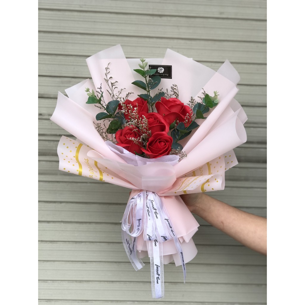 Bó 20 hoa hồng sáp thơm màu đẹp khó phai, lưu hương lâu thích hợp làm quà tặng sinh nhật, 8/3, 20/10- Giá sỉ khi mua sll