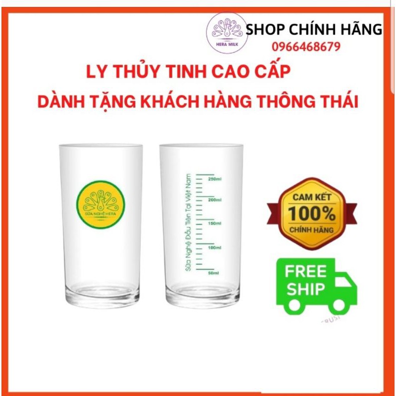 Ly thủy tinh cao cấp có chia vạch siêu tiện lợi [HÀNG TẶNG KO BÁN]