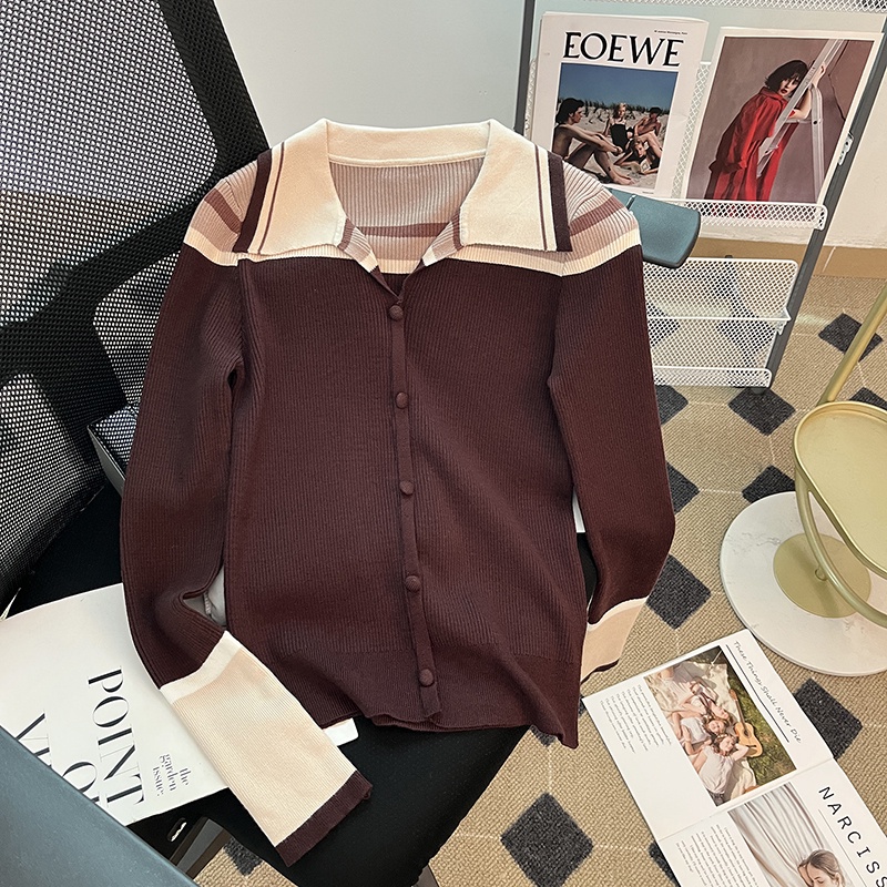 Áo Len Thiết Kế Mới Thời Trang Mùa Thu Đông Theo Phong Cách retro Dành Cho Nữ