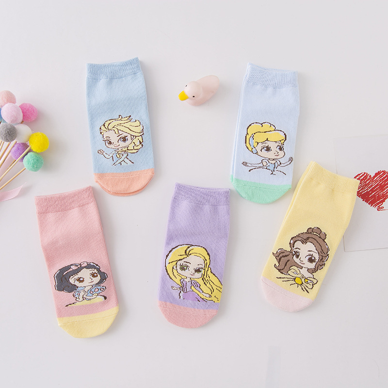 Tất Chân In Hình Công Chúa Disney Cho Bé Gái Từ 1-12 Tuổi