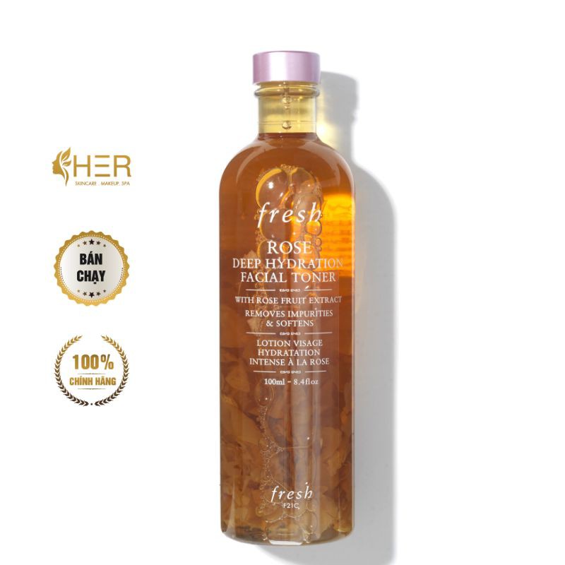 [Bản US - 250ML] Toner Cân Bằng Da Giữ Ẩm Chuyên Sâu - Fresh Rose Deep Hydration Facial Tone | BigBuy360 - bigbuy360.vn