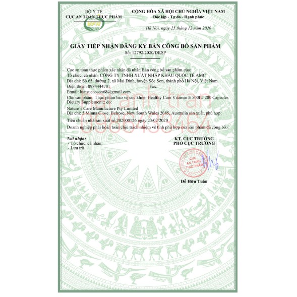 VIÊN UỐNG VITAMIN E HEALTHYCARE 200V