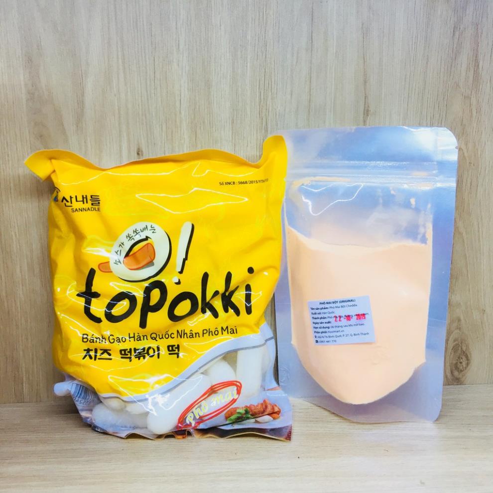 0,5 KG BÁNH GẠO NHÂN PHÔ MAI SANNADLE KÈM 100GR BỘT GIA VỊ PHÔ MAI