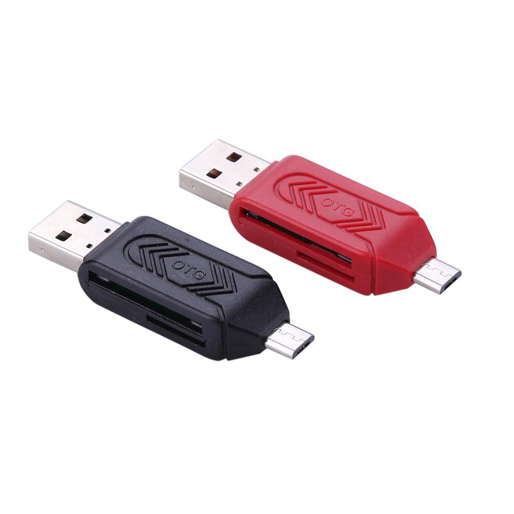 Đầu Đọc Thẻ Nhớ Tf / Sd Đa Năng 2 Trong 1 Cổng Usb 2.0