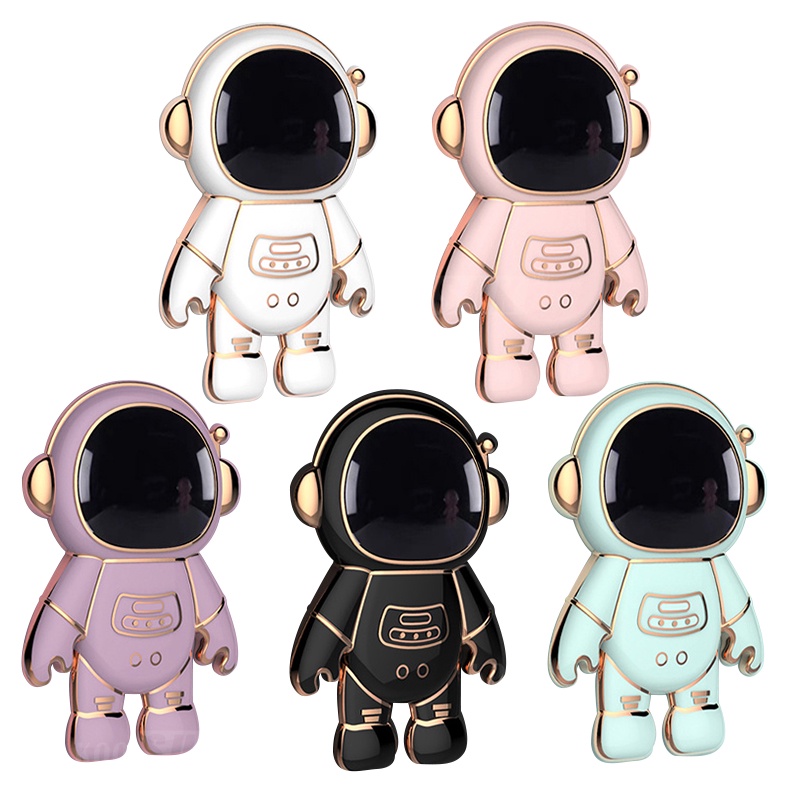 Giá đỡ điện thoại Koosuk hình phi hành gia không gian mạ vàng gấp gọn được tiện lợi