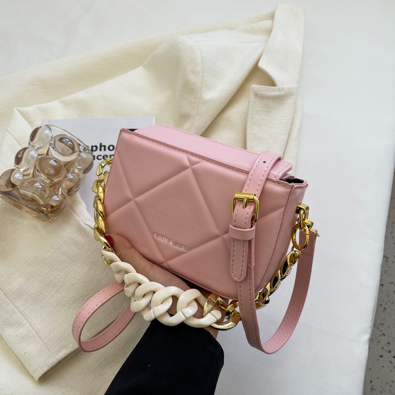 Túi xách đeo vai IELGY hình vuông nhỏ phong cách sành điệu cho nữ