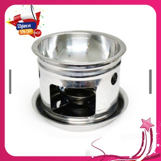 Nồi Lẩu Inox Một Người Kèm Bếp Cồn Tiện Dụng