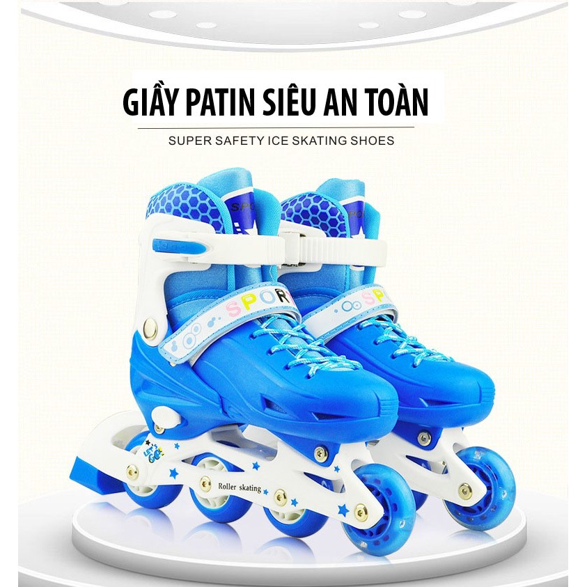 [FREE SHIP =&gt; 50K ] Giầy Patin Sports Site L cho bạn trẻ trên 11 tuổi