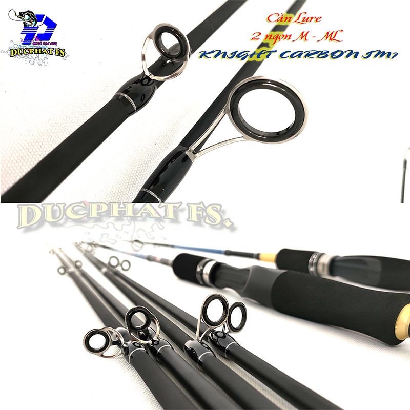 Cần Câu Lure Đứng, ngang KNIGHT 2 Ngọn M và ML , Cần câu Lure Lóc.