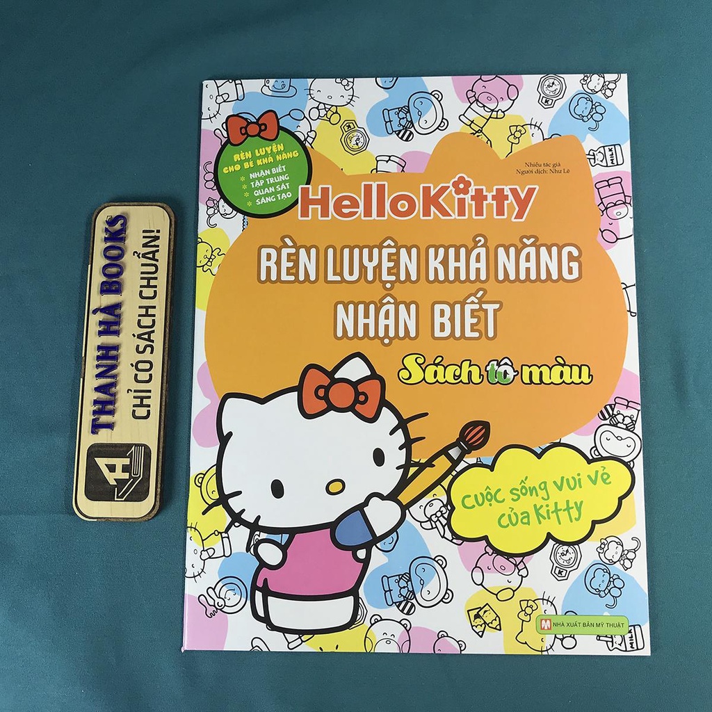 Sách - Hello Kitty - Rèn Luyện Khả Năng - Bộ 4 quyển (Sách tô màu dành cho trẻ 3+)