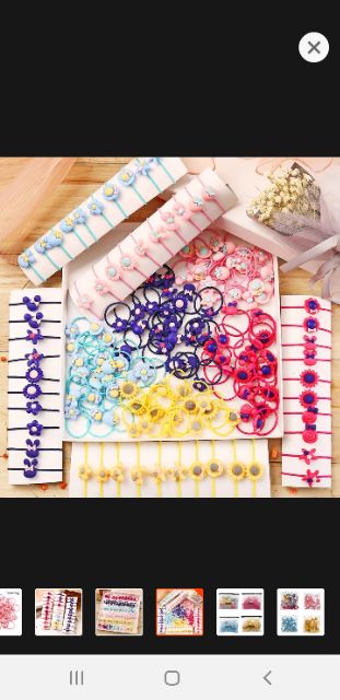 Set 10 sợi thun buộc tóc cho bé