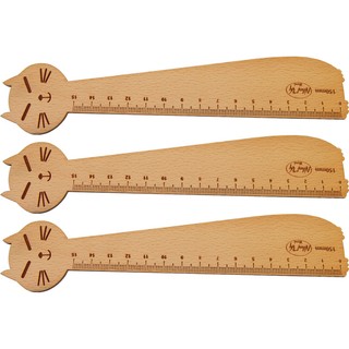 Combo 3 thước gỗ mèo 200mm