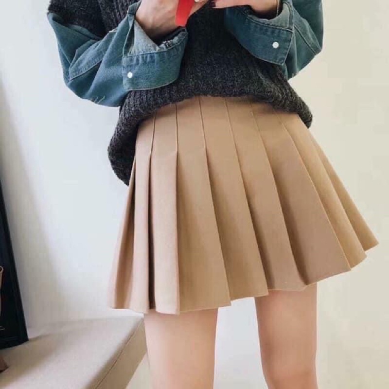 chân váy ly bóng chày