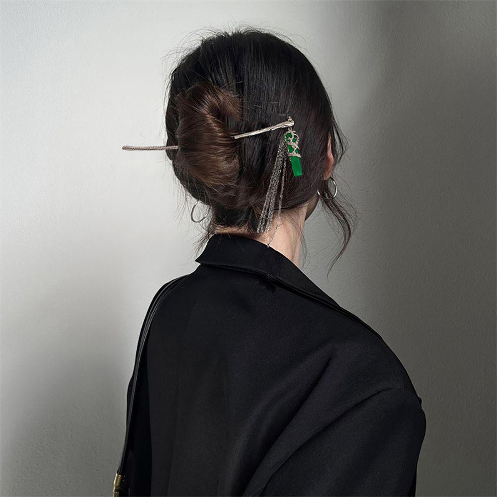 Trâm Cài Tóc Hợp Kim Họa Tiết Rồng Phong Cách Tối Giản Thời Trang Cho Nữ