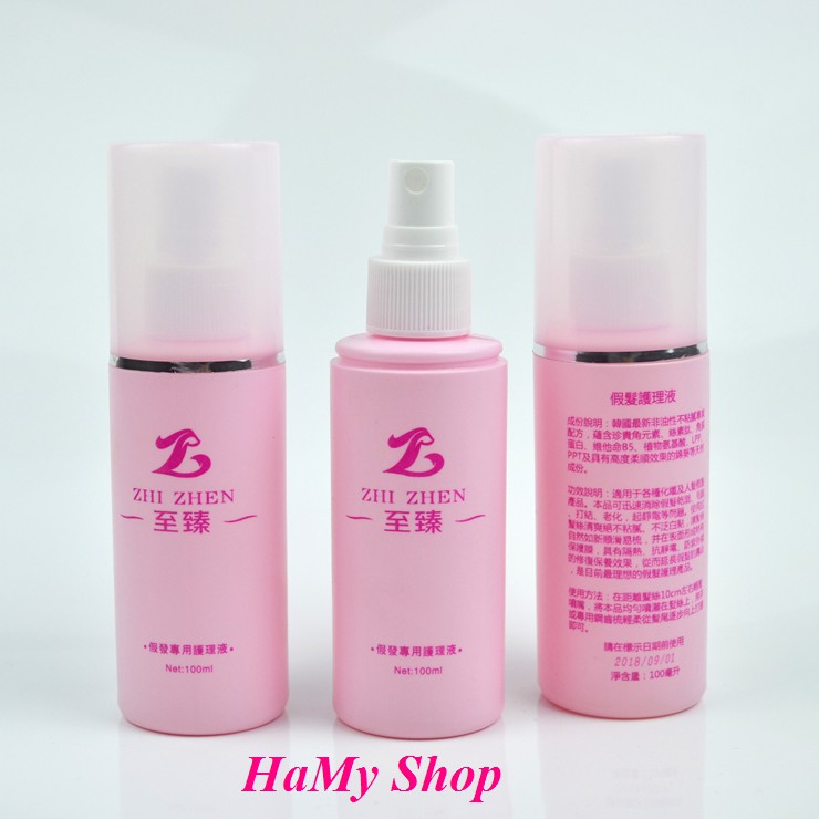 Xịt dưỡng tóc giả