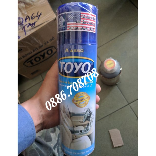 Toyo xịt bóng da,nhựa 500ml