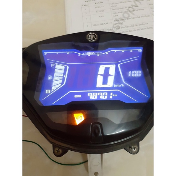 Đồng hồ nvx 155 ABS củ đã sửa chữa màn hình