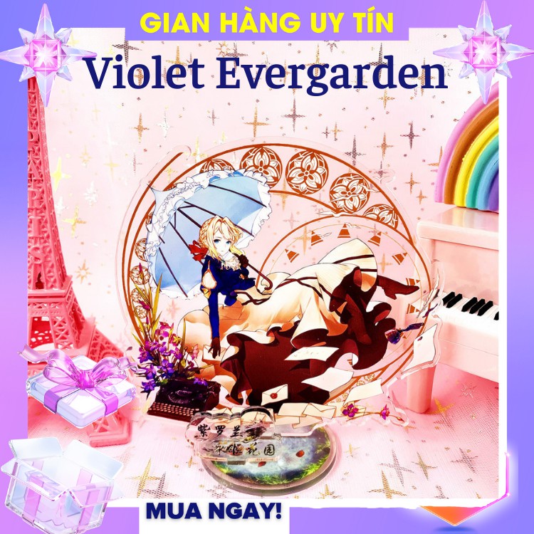 [Mới] 1 Tượng mica Violet Evergarden để bàn siêu hot anime