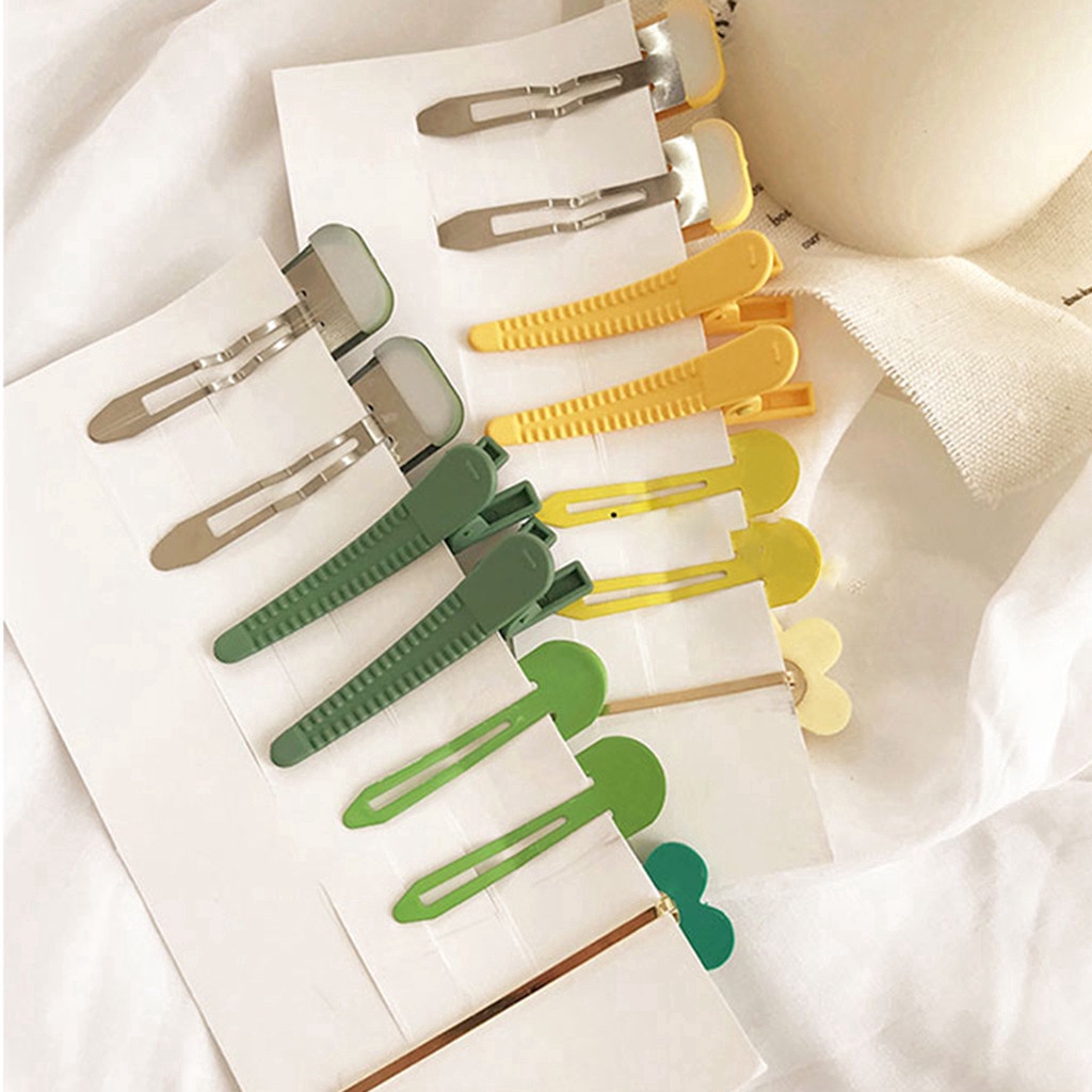 Set 7 Kẹp Tóc Màu Kẹo Đáng Yêu Thời Trang Cho Nữ