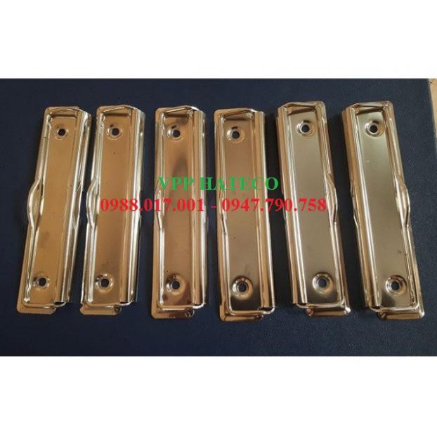 10  chiếc Kẹp trình ký Inox -  nẹp sắt - khóa trình ký - HÀNG LOẠI 1 bóng có đệm và móc treo