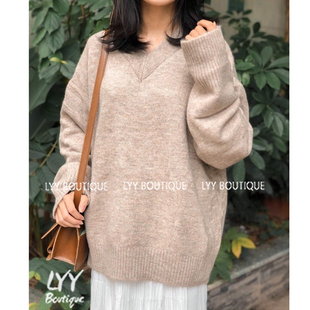 Áo len nữ CỔ TIM trơn siêu xinh chất len lông thỏ Quảng Châu 4 màu freesize LYY BOUTIQUE | BigBuy360 - bigbuy360.vn