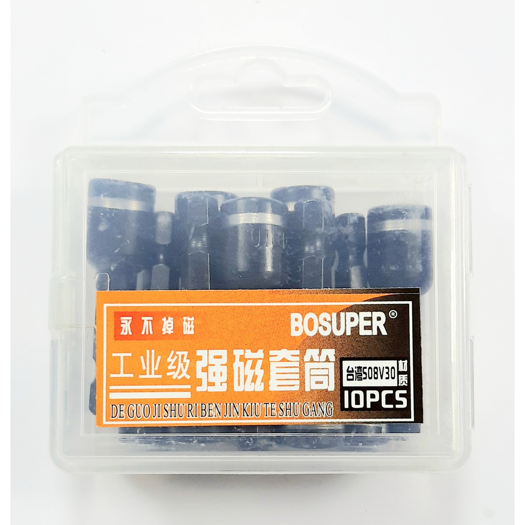 Đầu bắn tôn, chụp bắn tôn, vít bắn tôn cao cấp Bosuper 8mm / 1c (chính hãng)