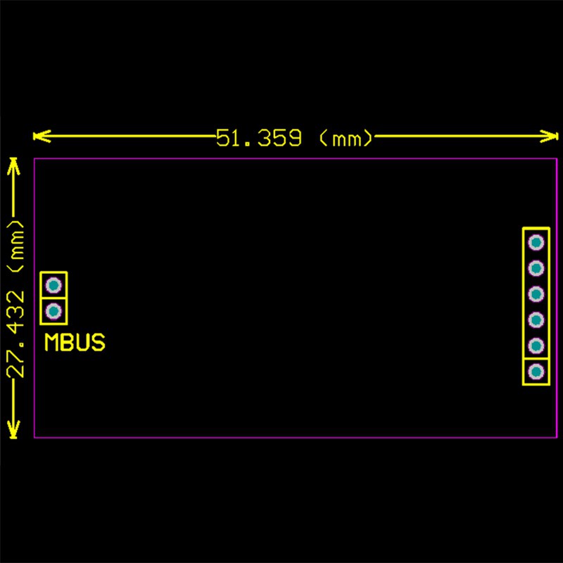 TTL,UART Serial Port to MBUS Master Machine