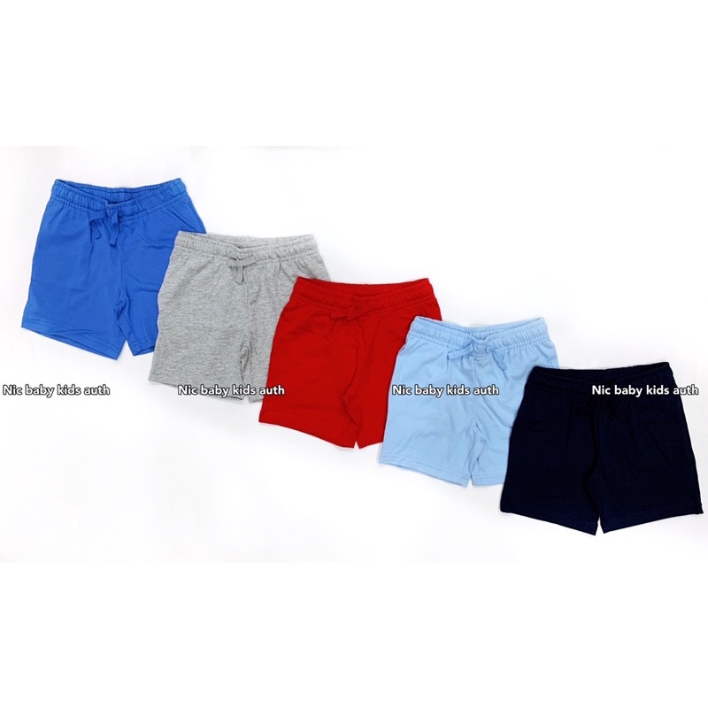 Set 5 short thun cotton bé trai authentic