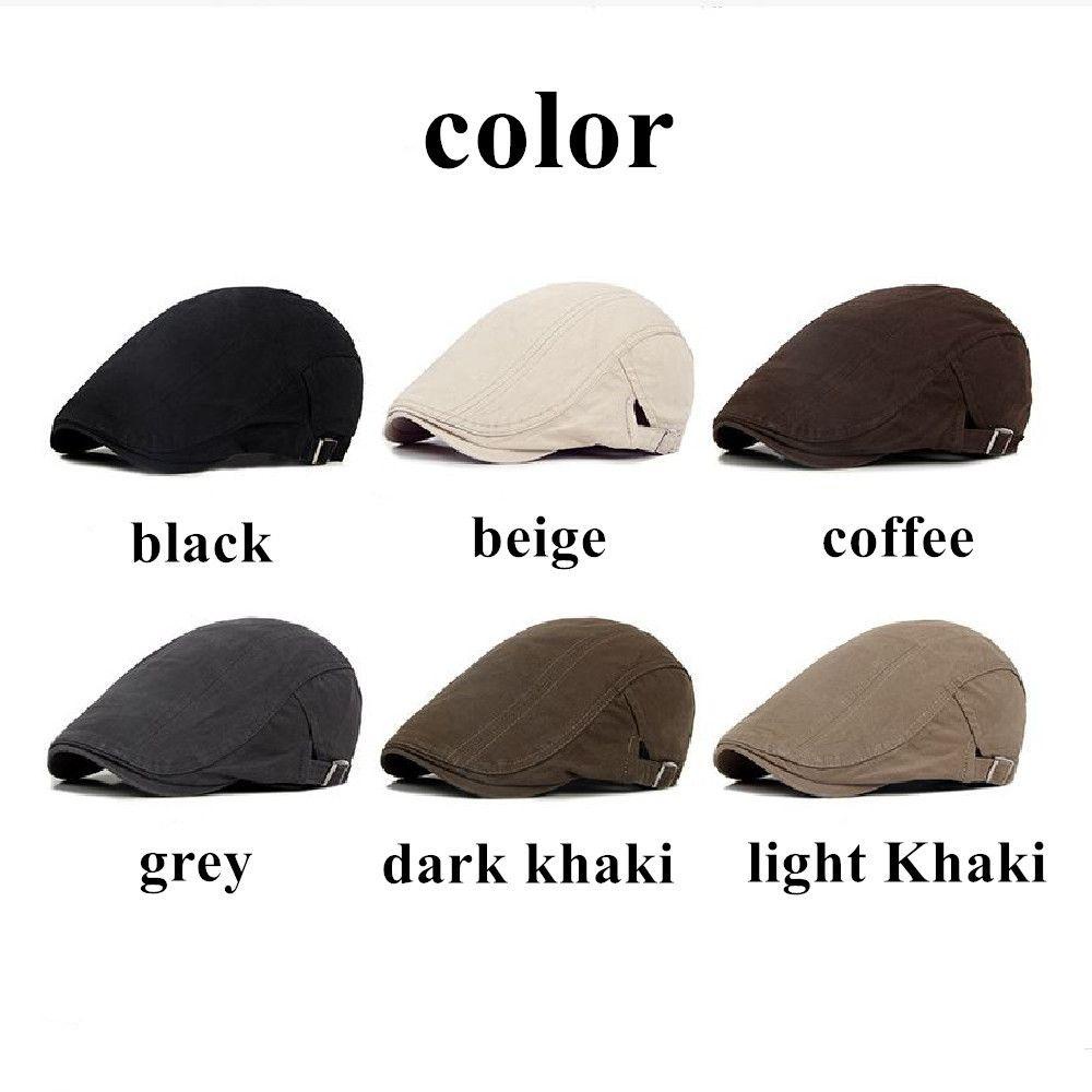 MELODG Mũ Lưỡi Trai Màu Sắc Đơn Giản Thời Trang Cho Nam