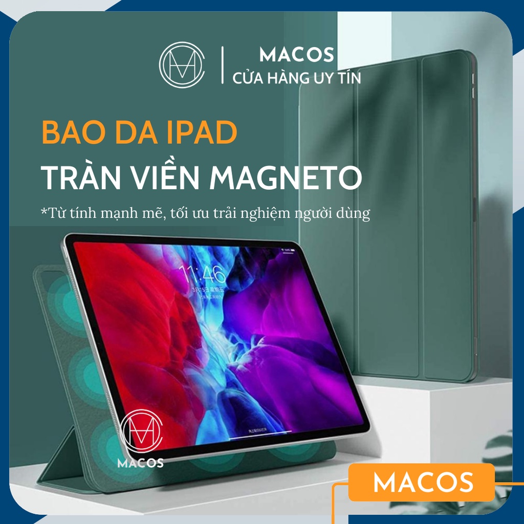 Bao da iPad Pro Magneto Nam Châm Tràn Viền siêu chắc cho cảm giác như không dùng ốp ipad 11, air 4 10.9,12.9 inch (AB03)