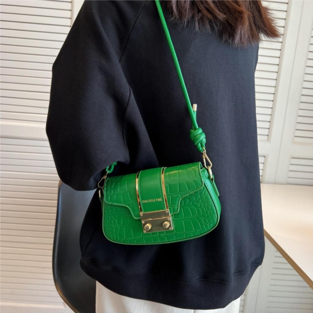 Túi Xách Nữ Đeo Chéo Đeo Vai Kẹp Nách Cao Cấp Khóa Vuông Thời Trang Đẹp Quảng Châu