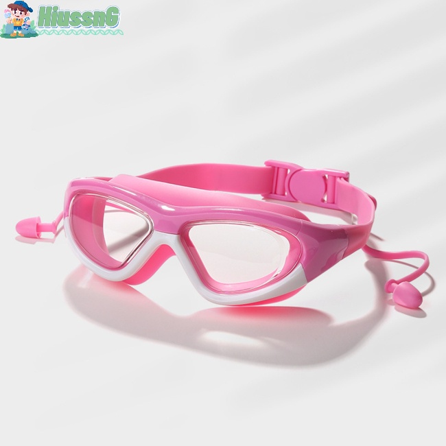 Kính Bơi Chống Thấm Nước Gây Sương Mù Kèm Nút Bịt Tai Tiện Dụng Cho Bé
