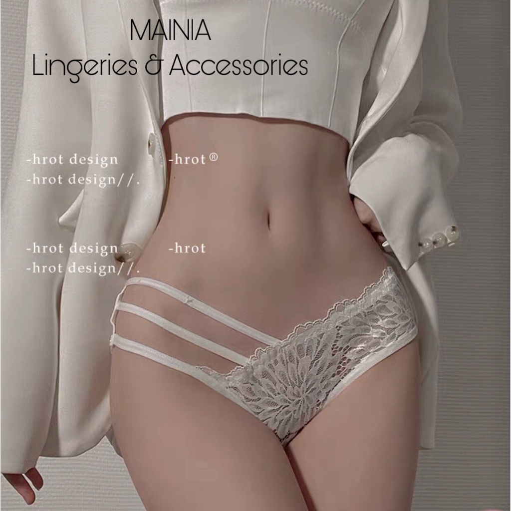 Quần Lót Ren 3 Dây Hông Siêu Đẹp Sang Chảnh Qúy Phái Chíp Ren Cao Cấp Mainia Shop