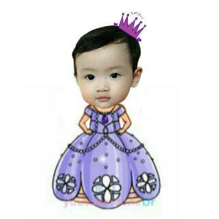 Combo 9 chibi để bàn sinh nhật cho bé