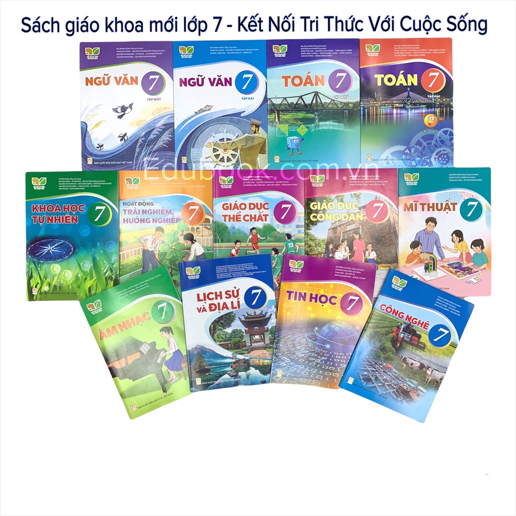 Sách - Trọn bộ 13 cuốn sách giáo khoa lớp 7