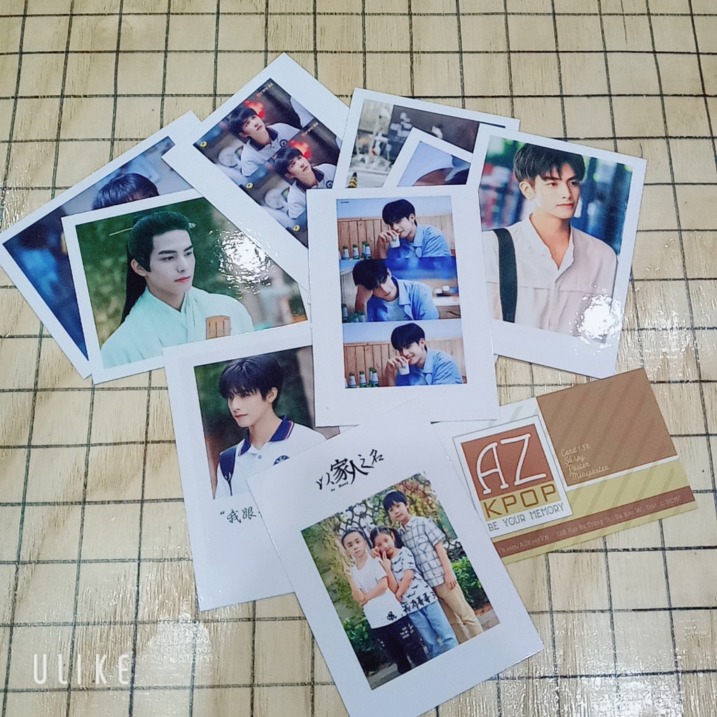 9 Ảnh pola 6.5x9.5cm in theo yêu cầu cắt sẵn, cán màng bóng