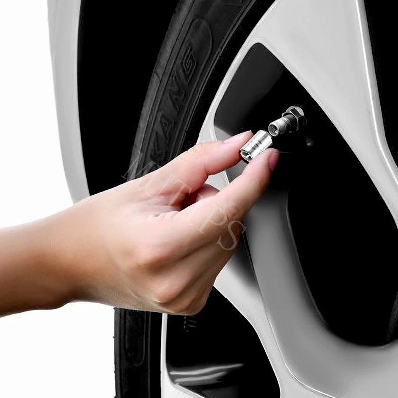 Set 4 Nắp Van Bánh Xe Hơi Mitsubishi Bằng Hợp Kim Nhôm Chuyên Dụng Cho Kuda Lancer Mirage Outlander Pajero Xpander Attrage